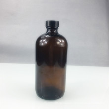 Empty 500ml Round Amber Brwon Glass Beverage Bottle and Cap